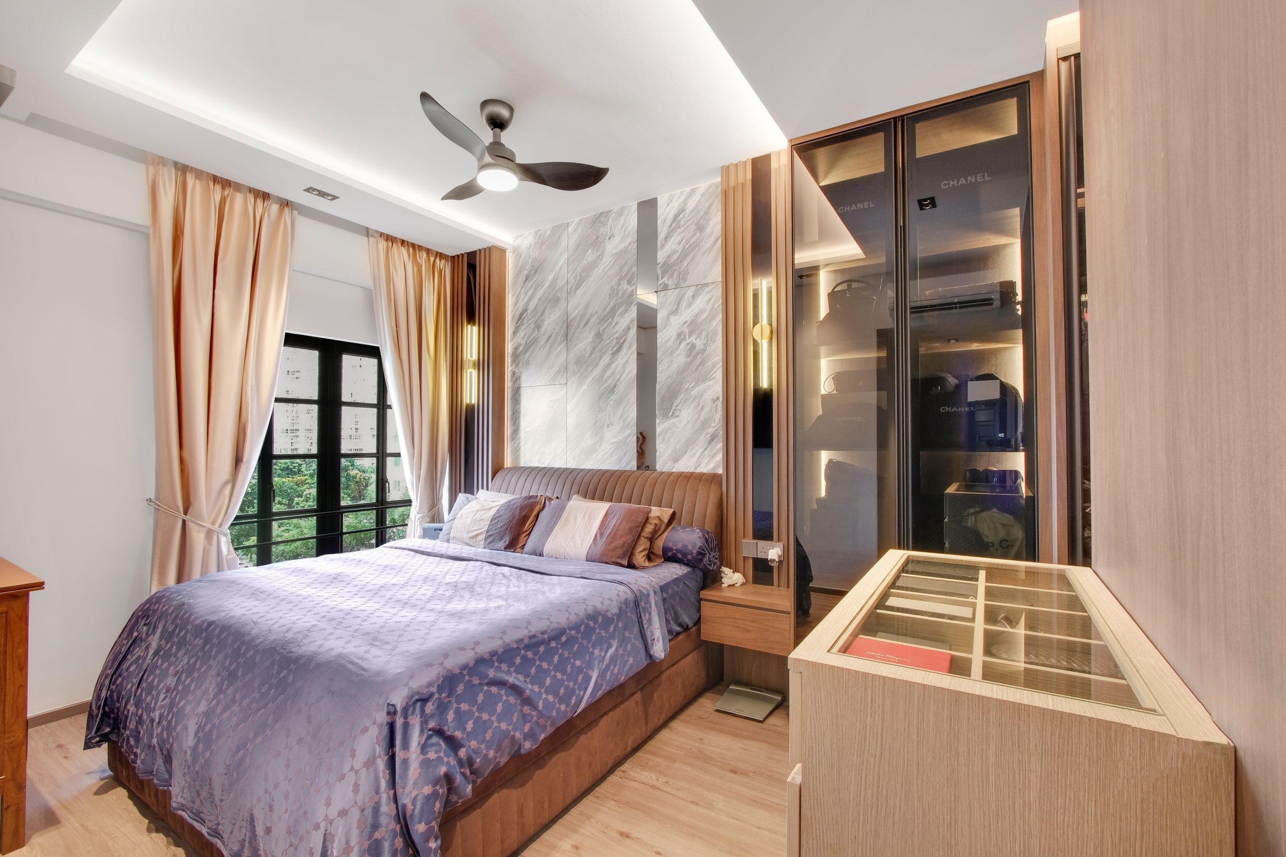 lighting play vital roles at master bedroom