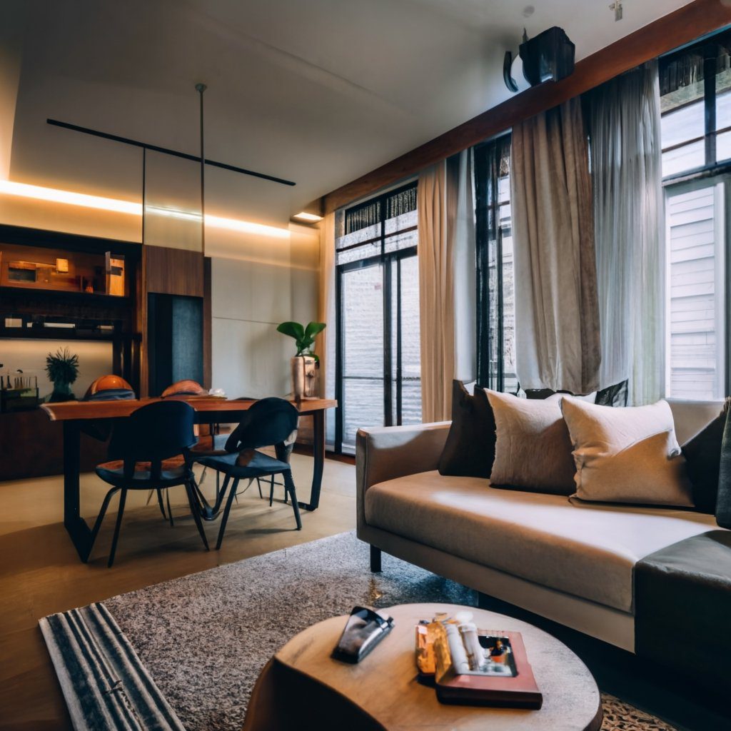 HDB Maisonette Design for family in Singapore